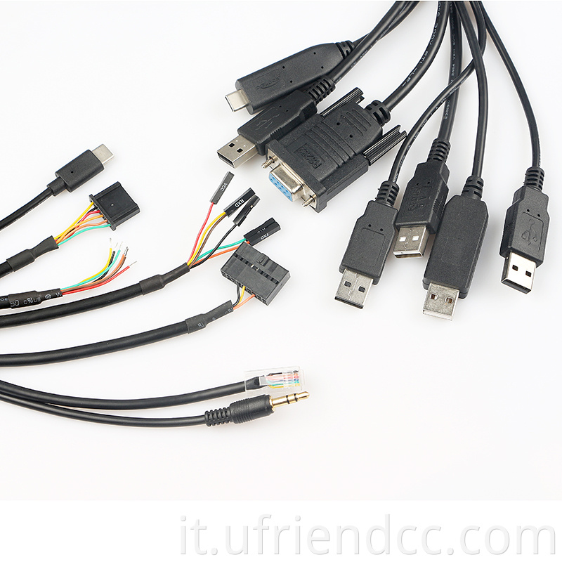 Vendita calda intera FTDI originale USB un maschio RS232 per aprire il cavo per la macchina.